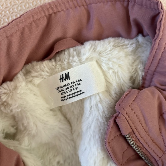 Girls Dusty Rose Parka - Picture 5 of 6